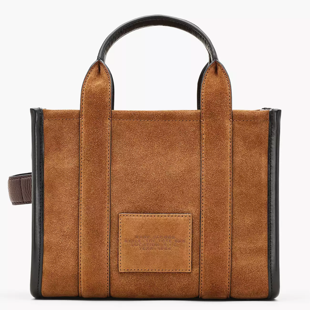 The leather tote Small - Copper
