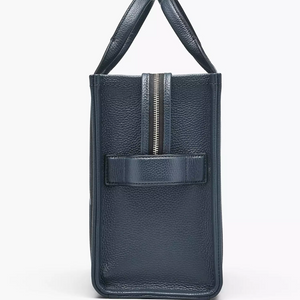 The Leather Medium Tote - Blue Sea - Leonard