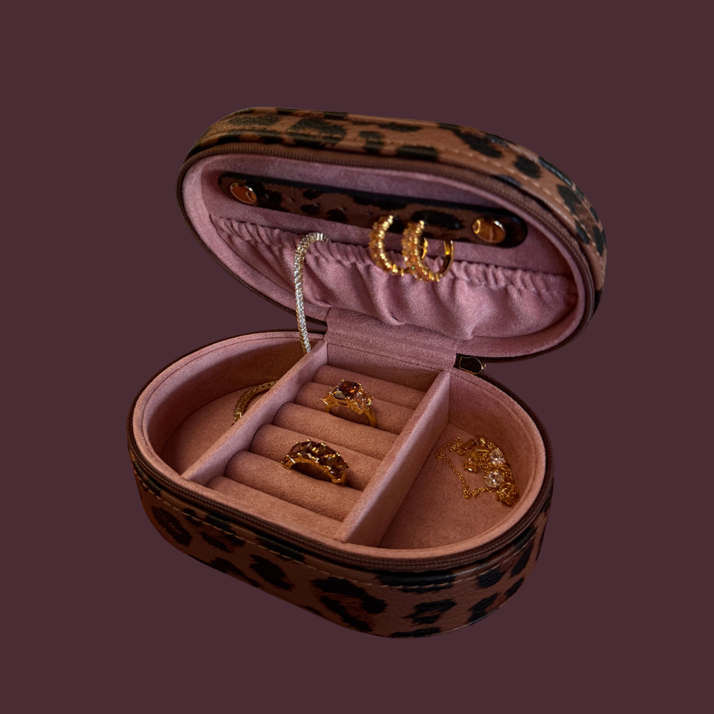 Ella Jewellery Skartgripabox - Leopard