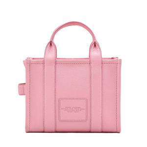 The Leather Small Tote - Ribbon Pink - Leonard