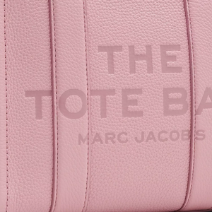 The Leather Small Tote - Ribbon Pink - Leonard