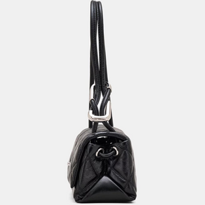 The Mini Dual Shoulder - Black - Leonard