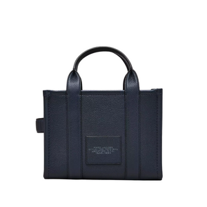 The Leather Small Tote - Blue Sea - Leonard