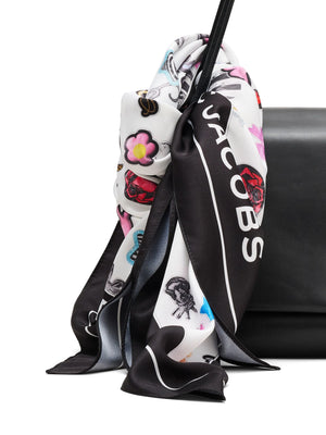 Sticker Print Scarf - White Multi - Leonard