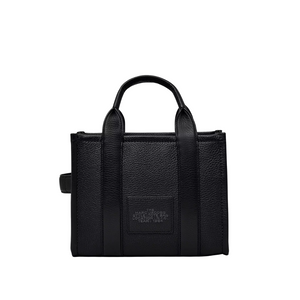 The Leather Tote Small - Black - Leonard