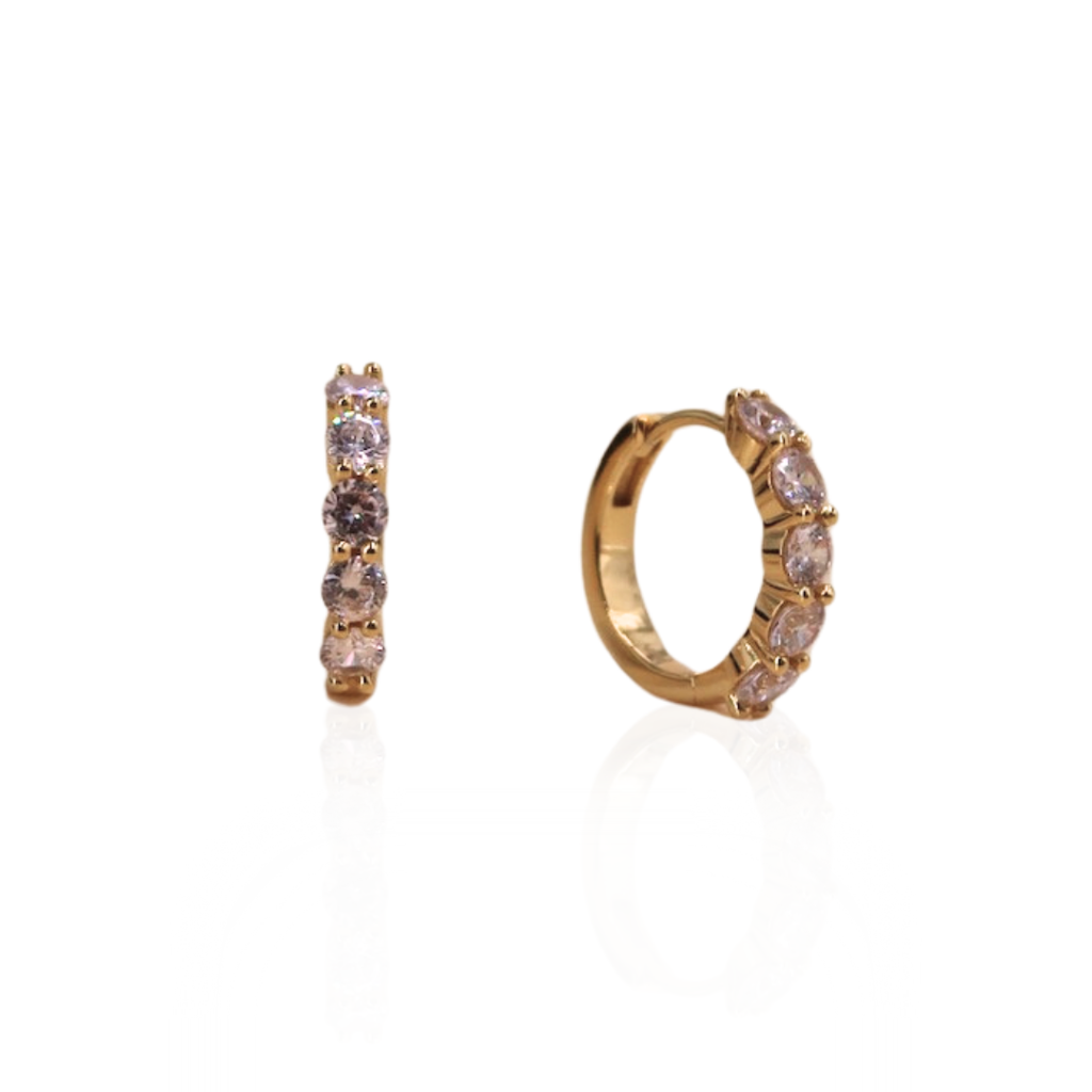 Glam Eyrnalokkar - Ljósbleikir