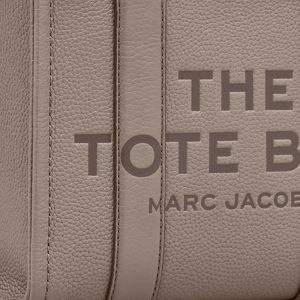 The Leather Tote Small - Cement - Leonard
