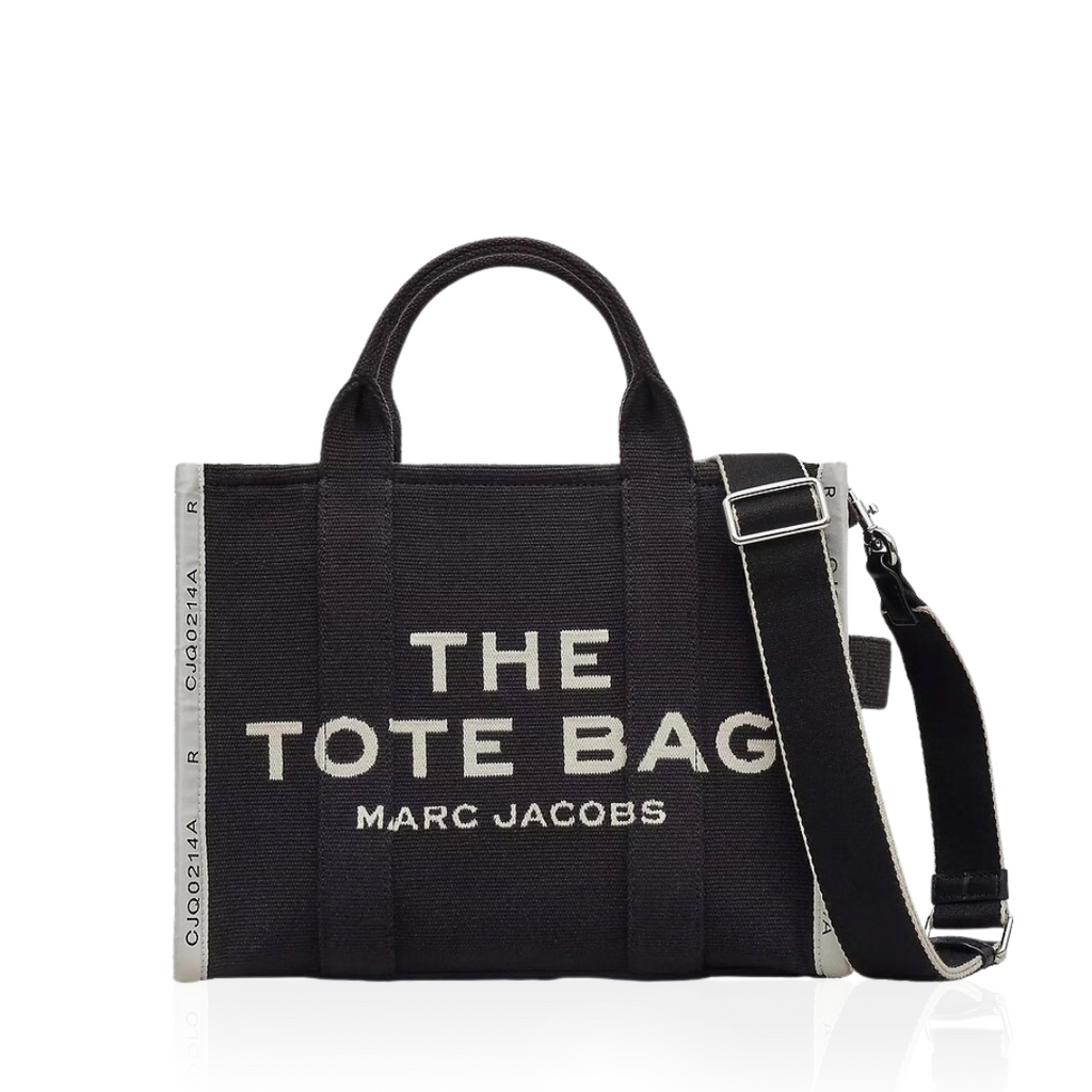 The Tote Medium Jacquard - Black - Leonard