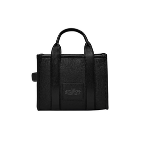 The Leather Small Tote Bag - Black - Leonard