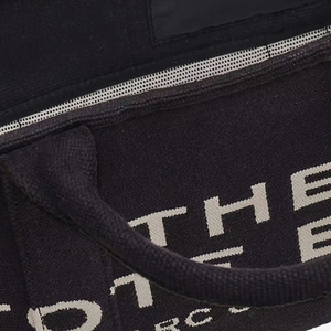 The Tote Medium Jacquard - Black - Leonard