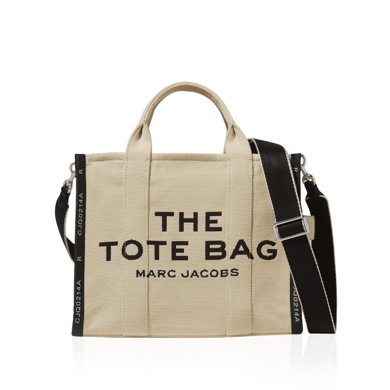 The Medium Tote Jacquard - Warm Sand - Leonard