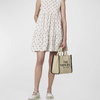 The Medium Tote Jacquard - Warm Sand - Leonard