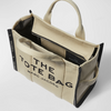The Medium Tote Jacquard - Warm Sand - Leonard