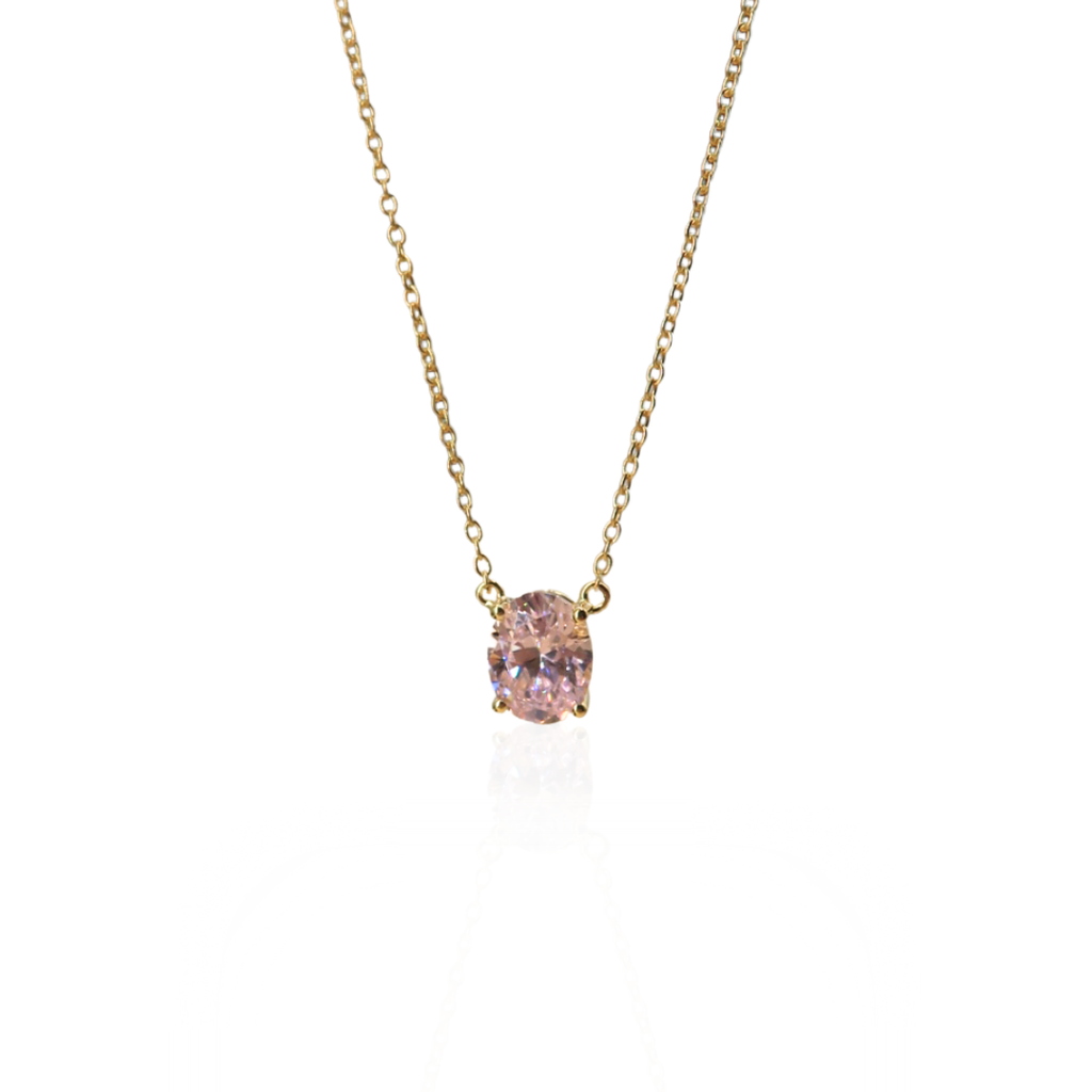 Glam Hálsmen - ljósbleikt