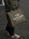The Tote Bag Large - Slate Green - Leonard