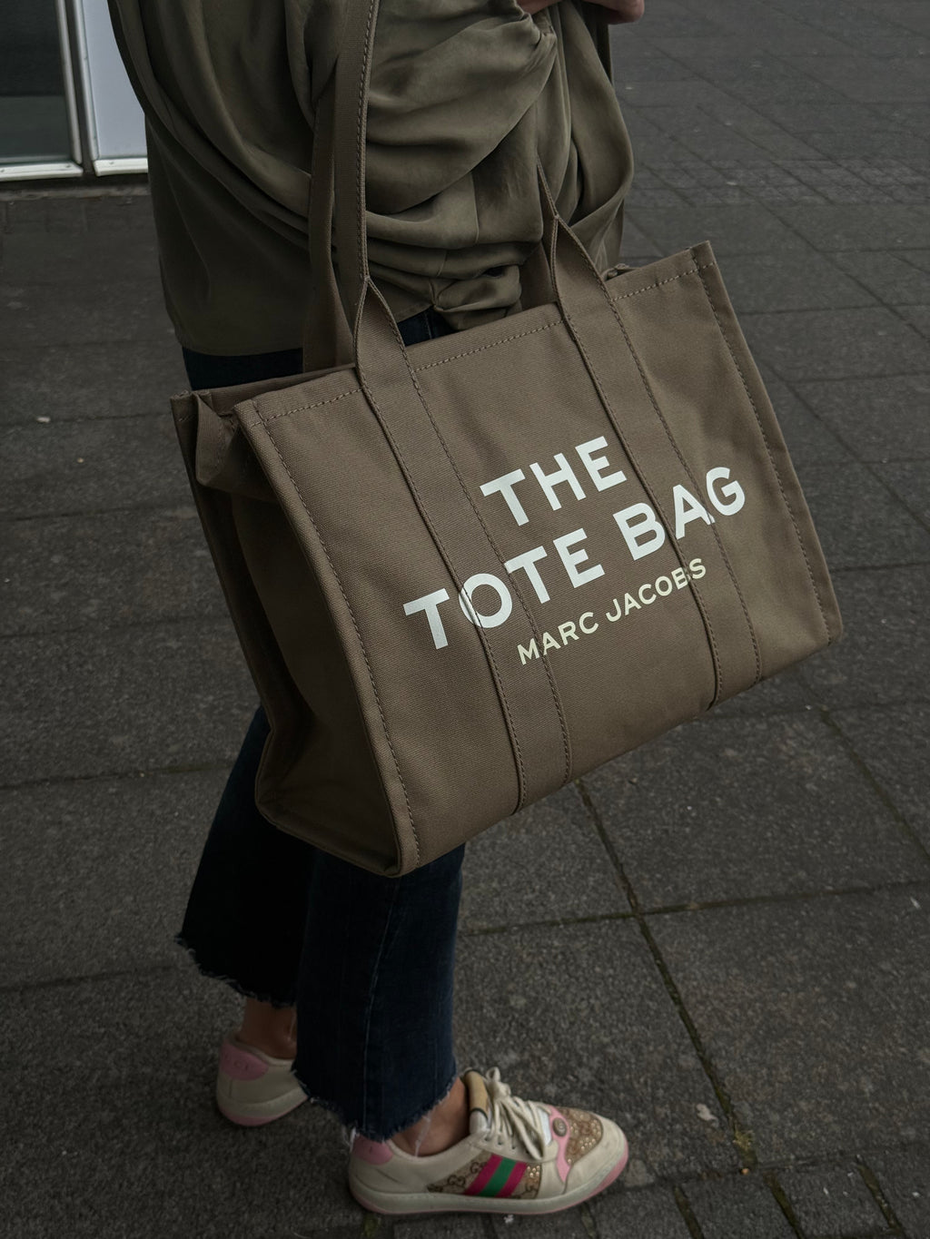 The Tote Bag Large - Slate Green - Leonard