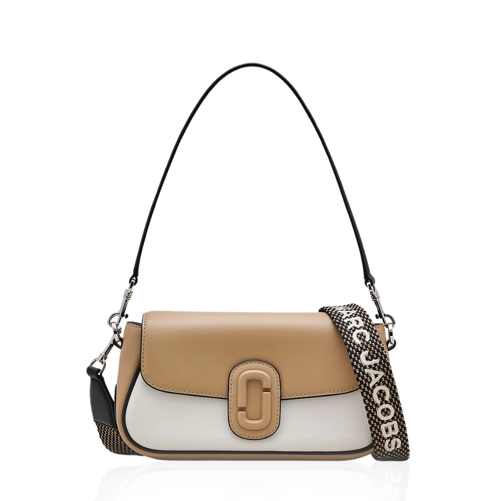 The Large Clover Bag - Camel Multi